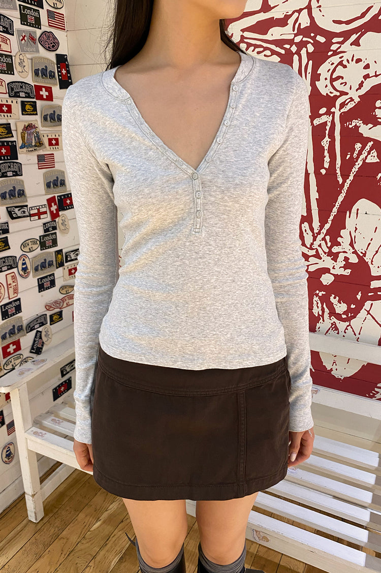 Zelly Top | Light Grey / XS/S
