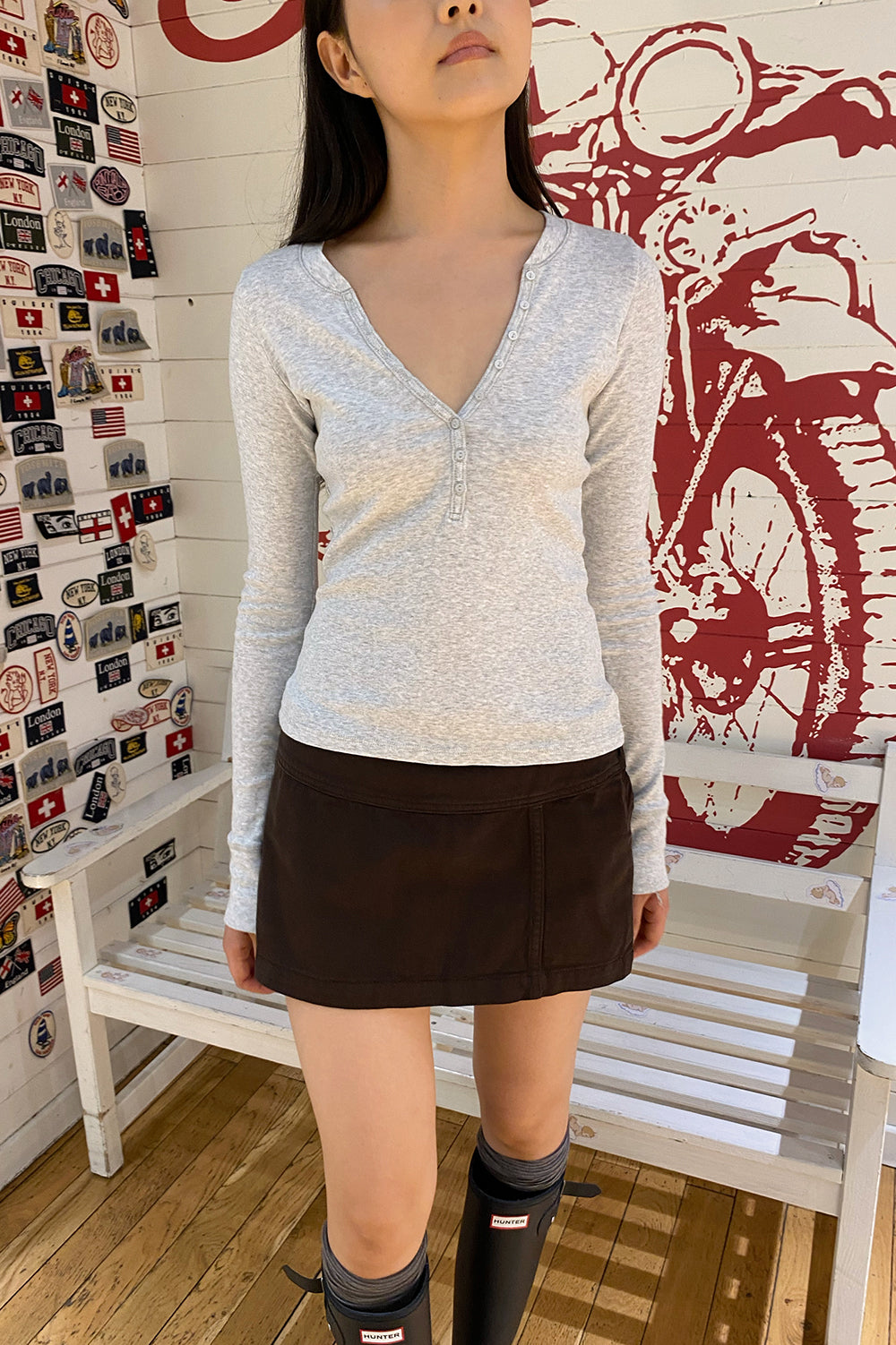 Zelly Top | Light Grey / XS/S