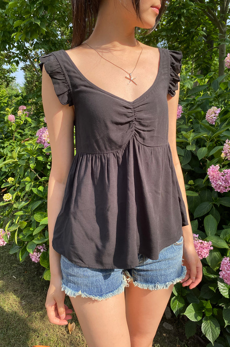 Amara Tank | Black / XS/S