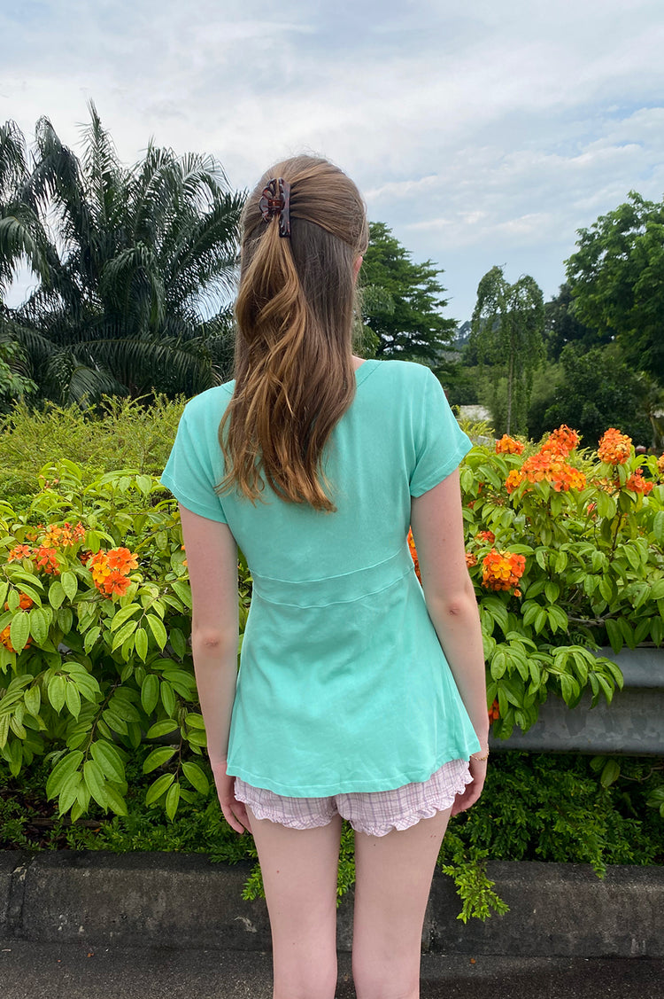 Naia Top | Seafoam Teal / XS/S
