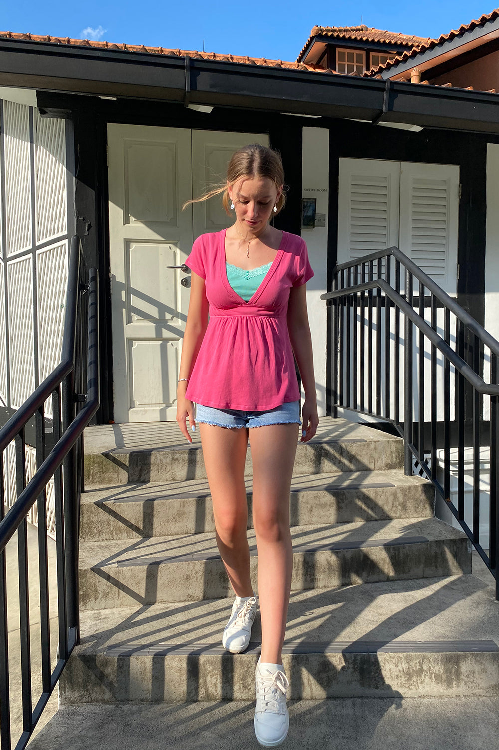 Naia Top | Fuchsia / XS/S