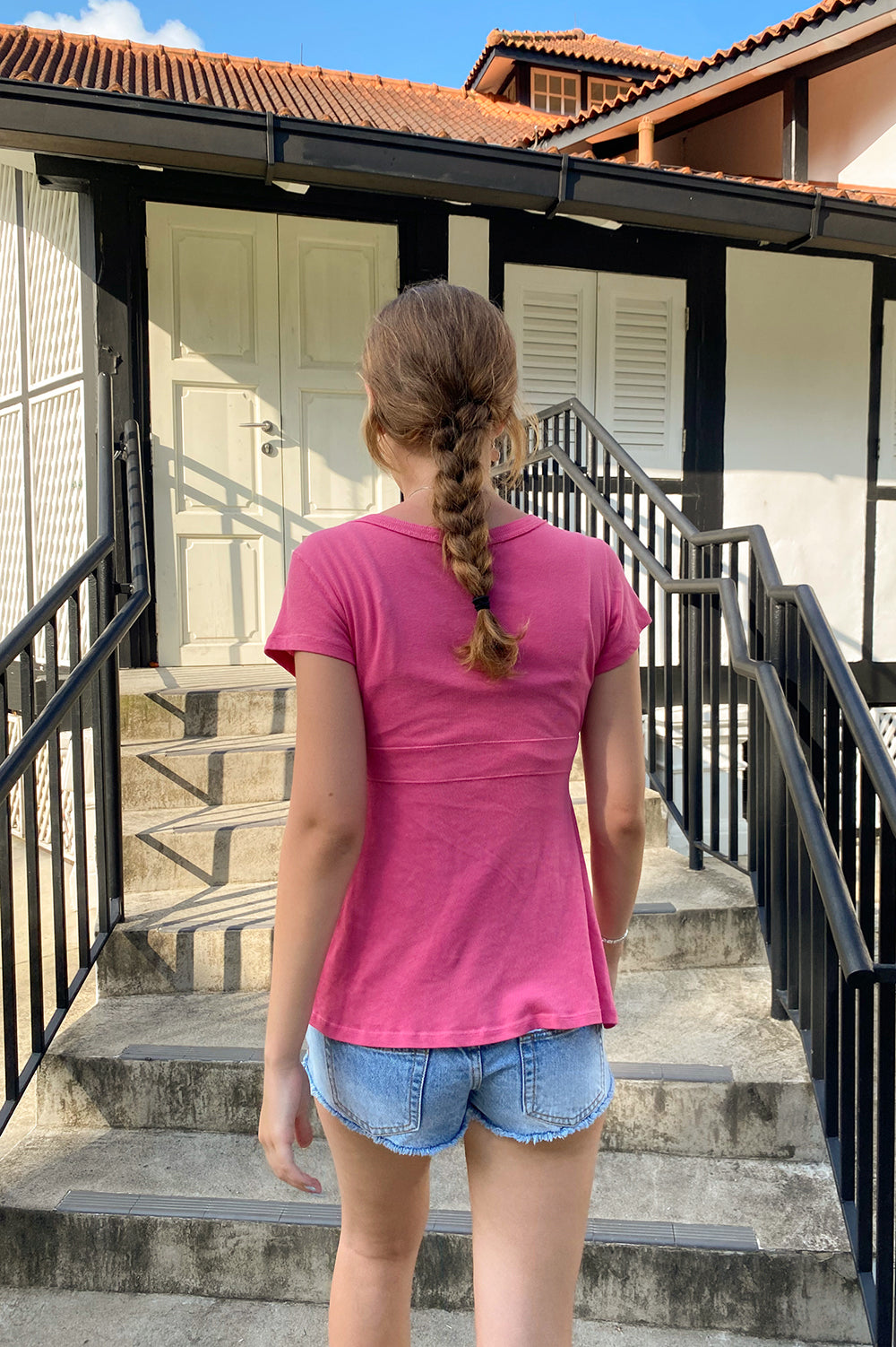 Naia Top | Fuchsia / XS/S
