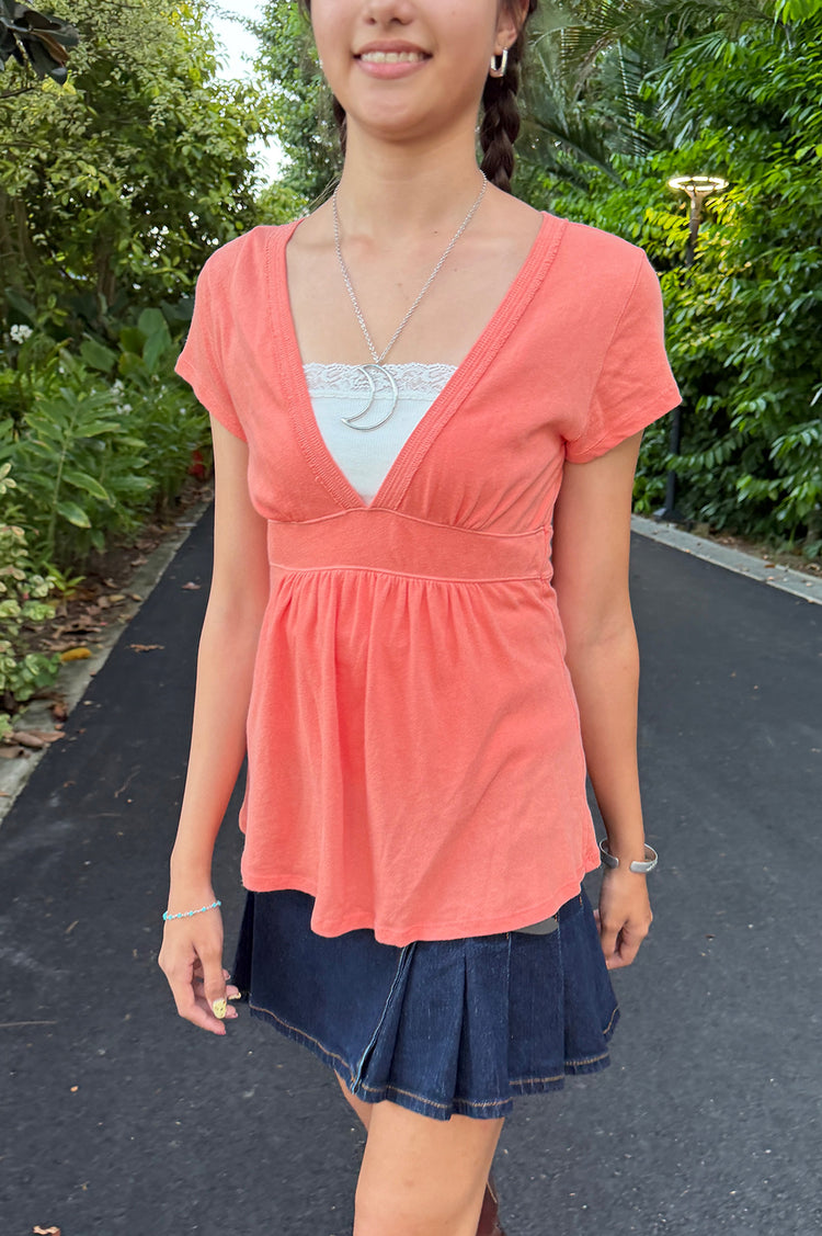 Naia Top | Rosa Coral / XS/S