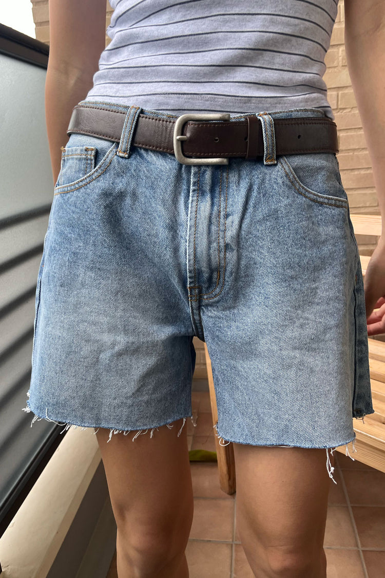 Molly Light Denim Shorts | Light Denim / XS/S