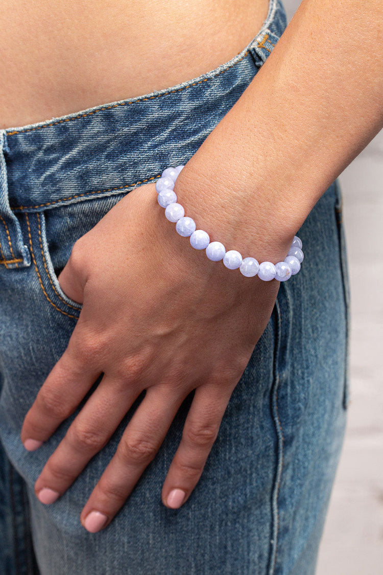 Bead Bracelet | Light Purple