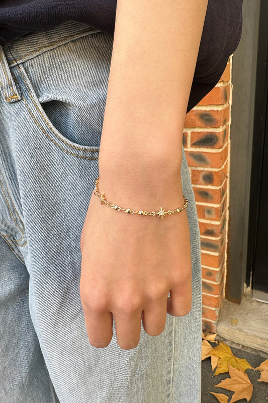 Gold Star Bracelet