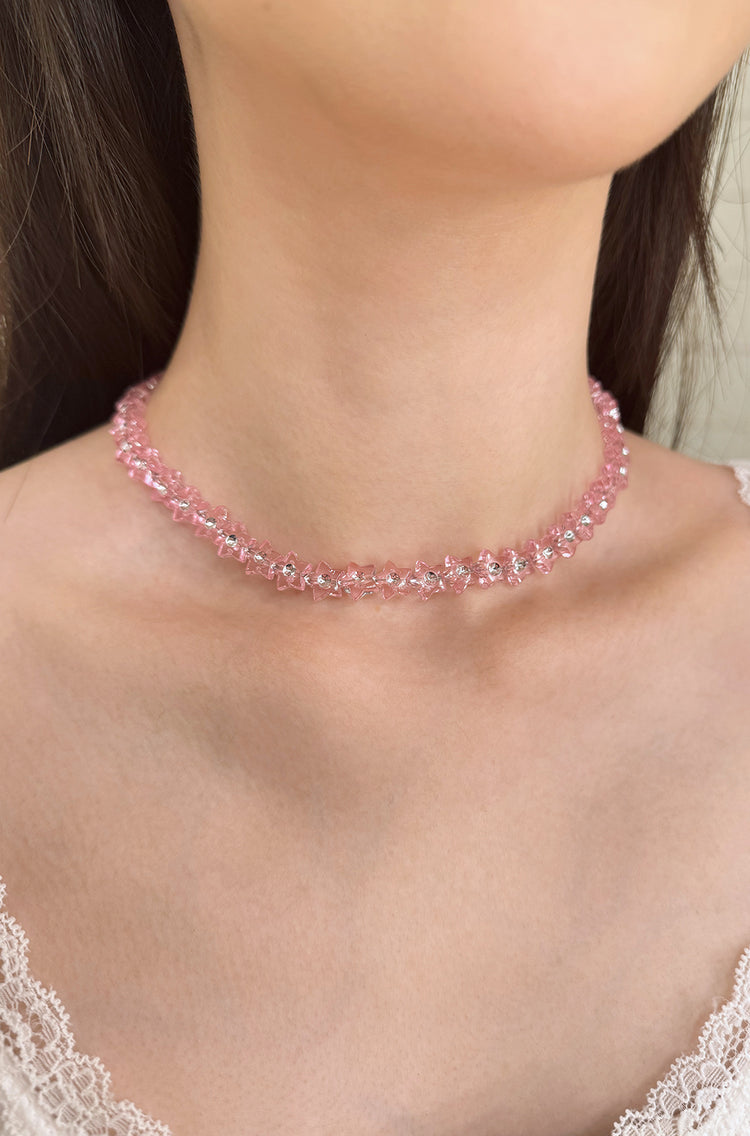 Pink Stars Necklace | Pink Stars Necklace