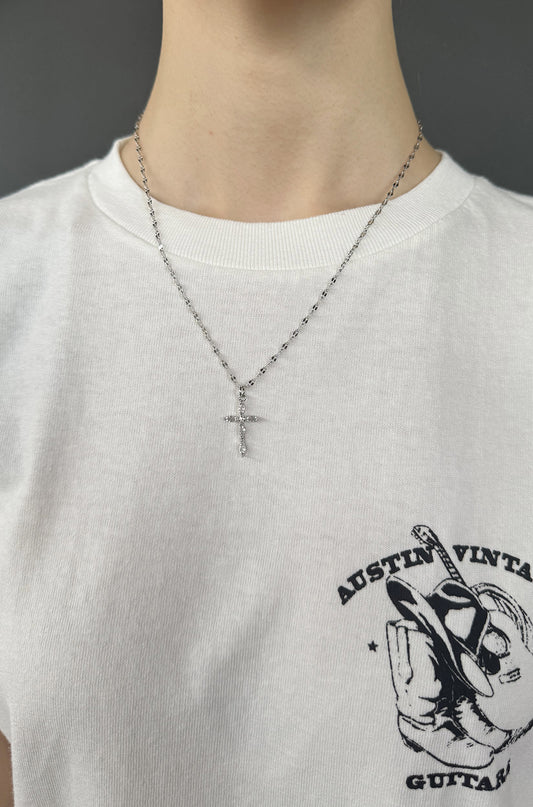 Silver Cross Necklace