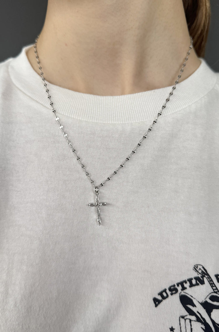 Silver Cross Necklace | Silver Cross Necklace