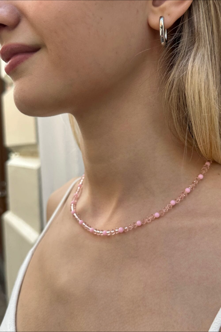 Sheer And Pink Necklace | Sheer And Pink Necklace