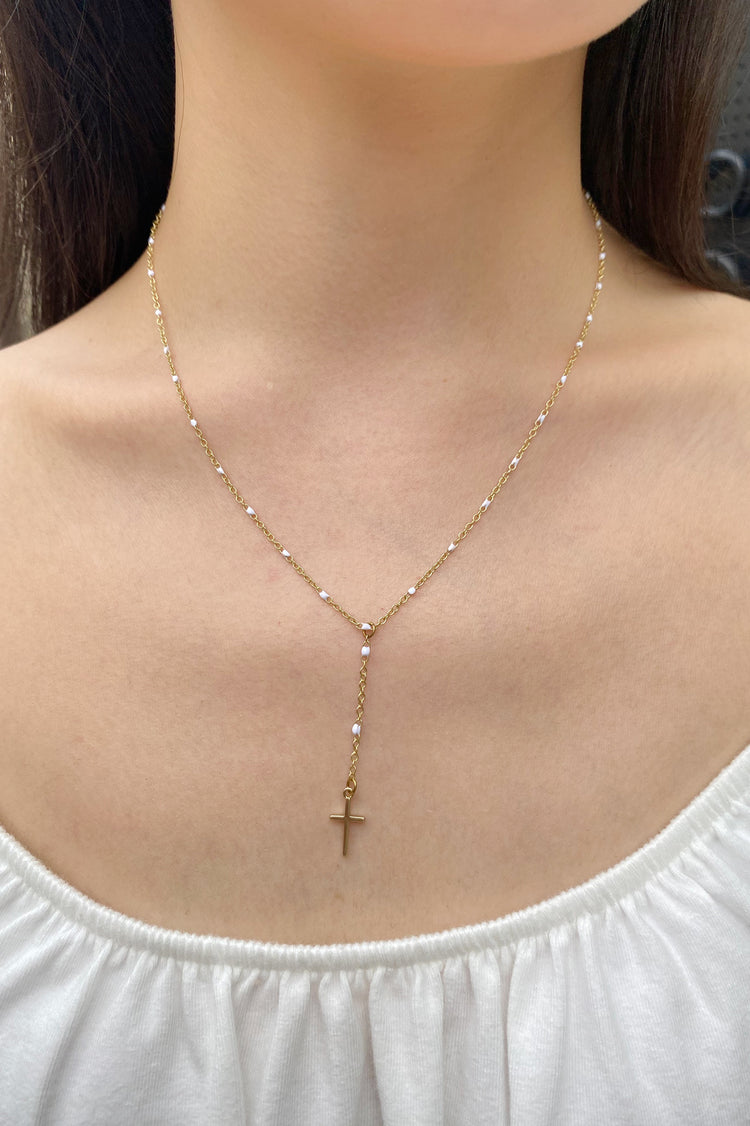 Bead Cross Necklace | Bead Cross Necklace