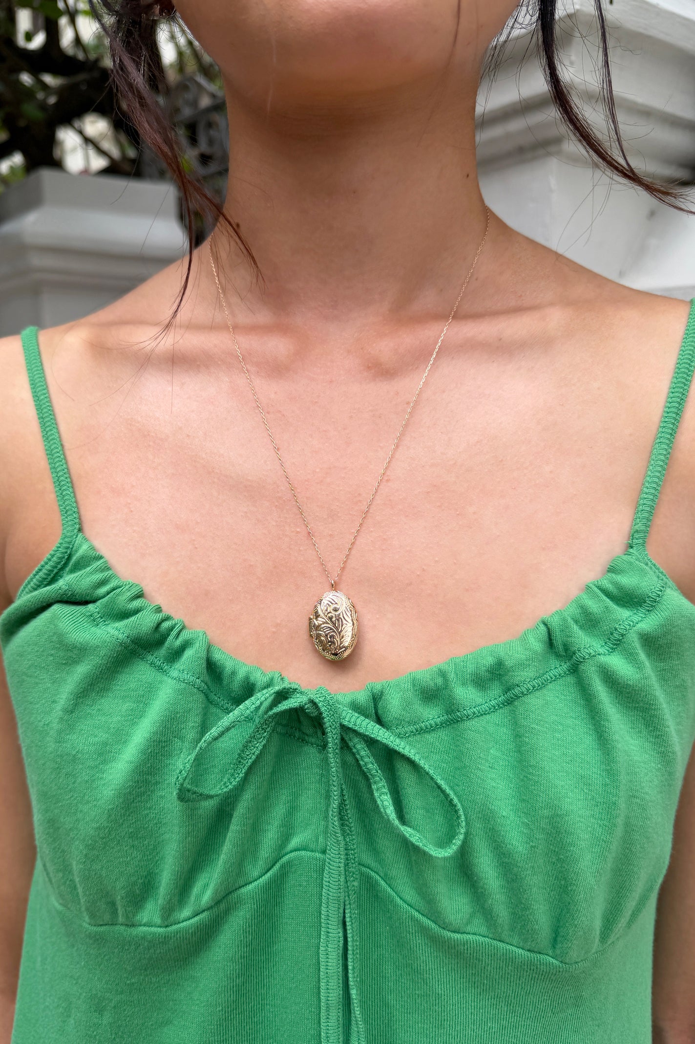 Gold Locket Necklace | 