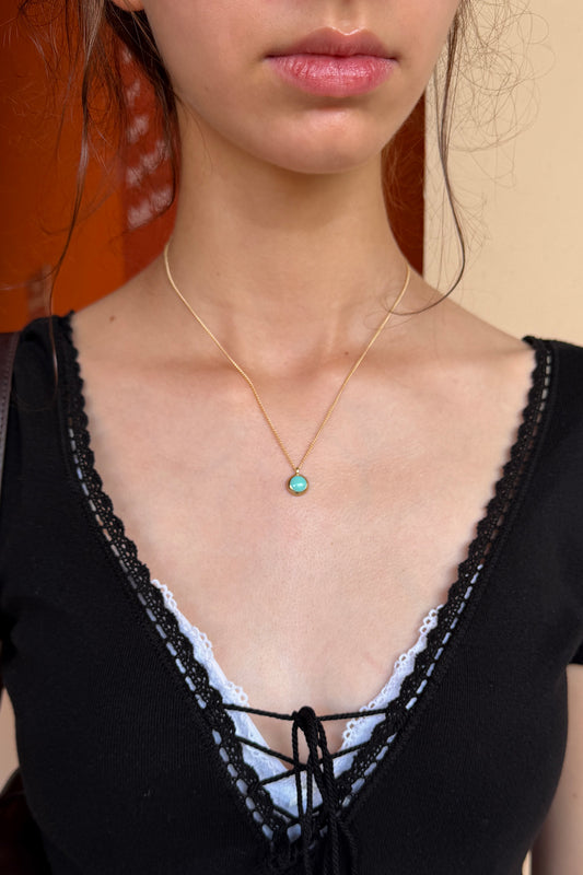 Turquoise Gem Necklace