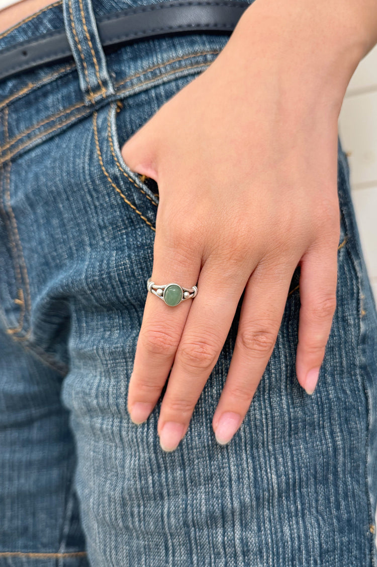 Green Oval Ring | Green Oval Ring