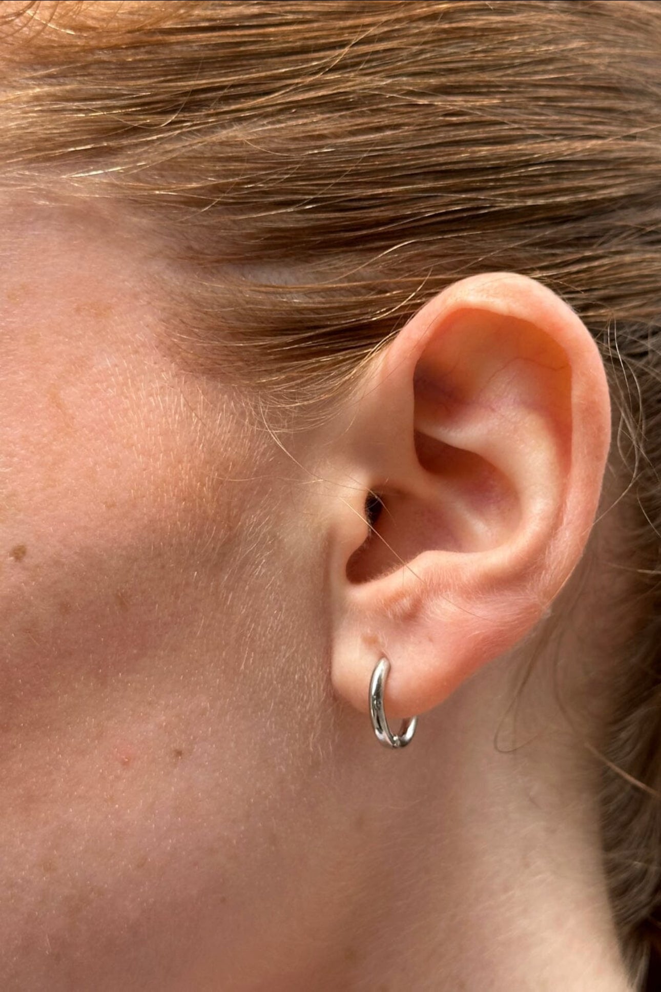 Mini Hoop Earrings | Silver