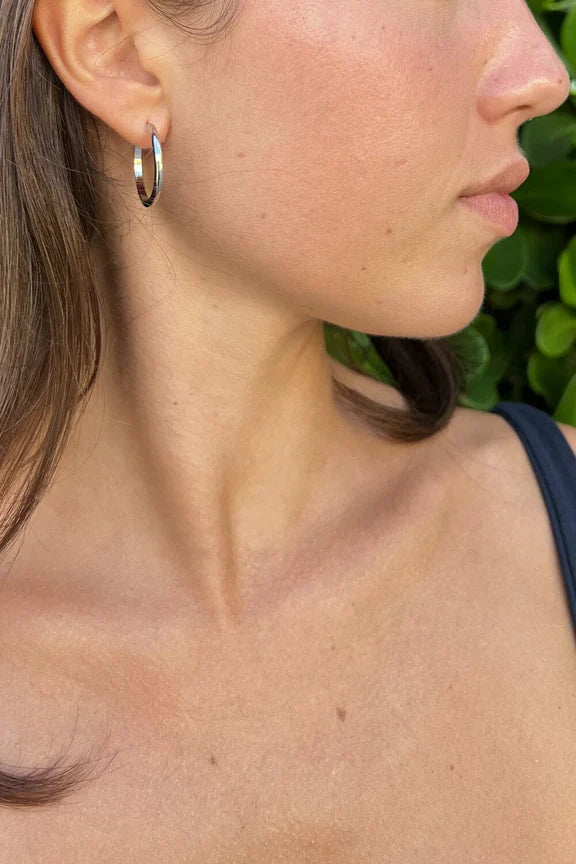 Hoop Earrings | Silver
