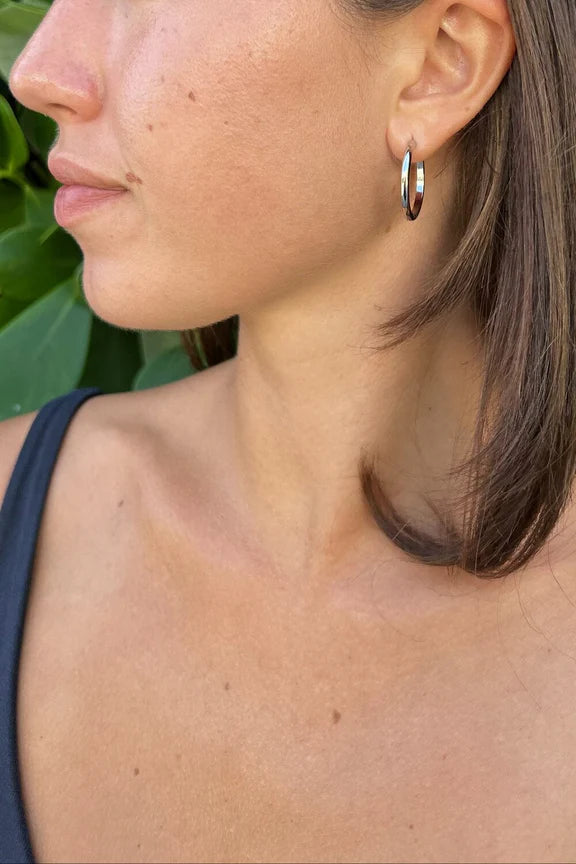 Hoop Earrings | Silver