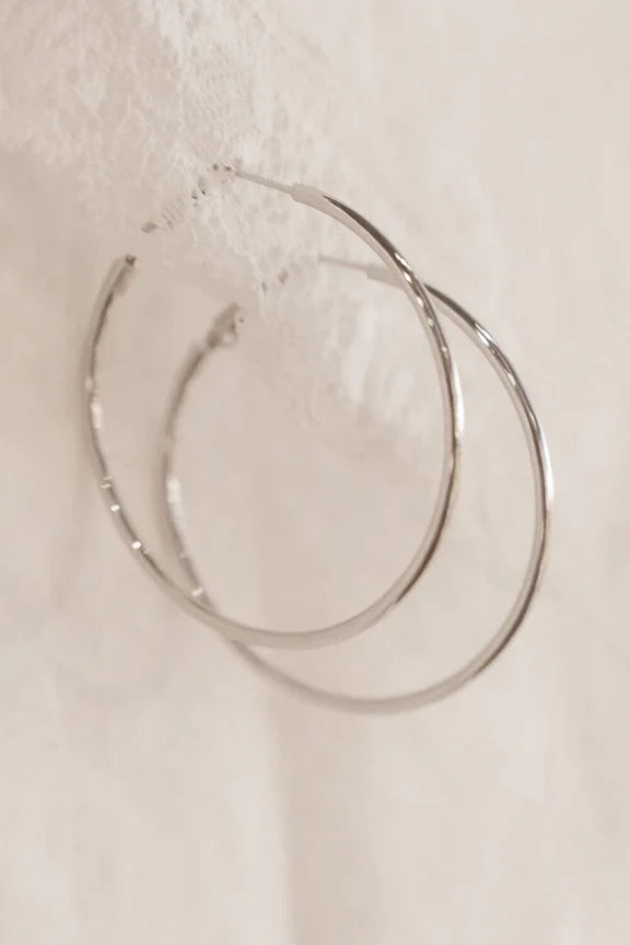 Hoop Earrings | Silver