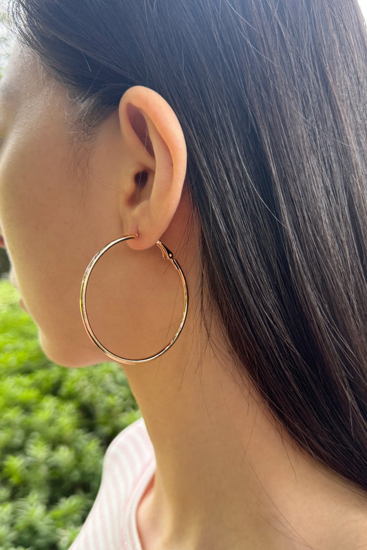 Gold Hoop Earrings