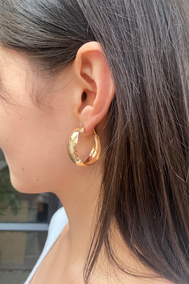 Hoop Earrings | Gold