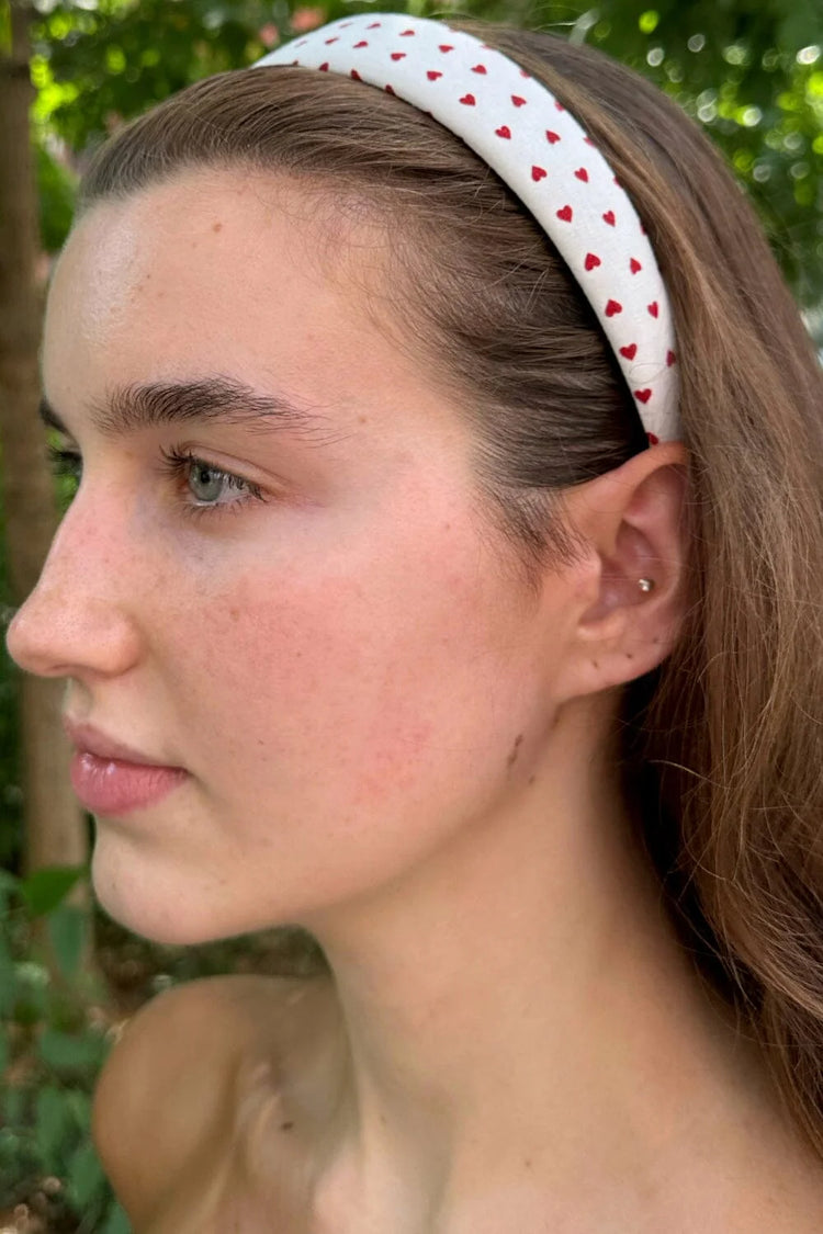 Heart Headband | Red