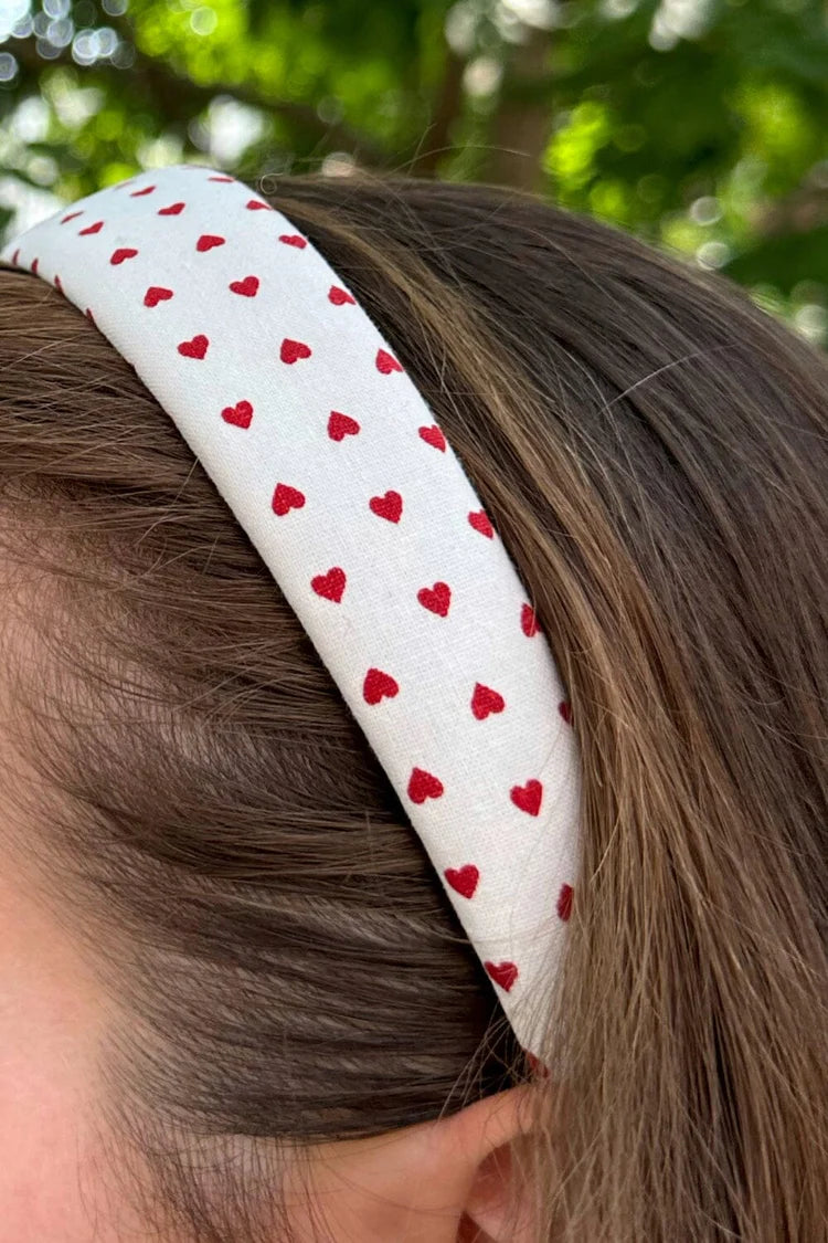 Heart Headband | Red