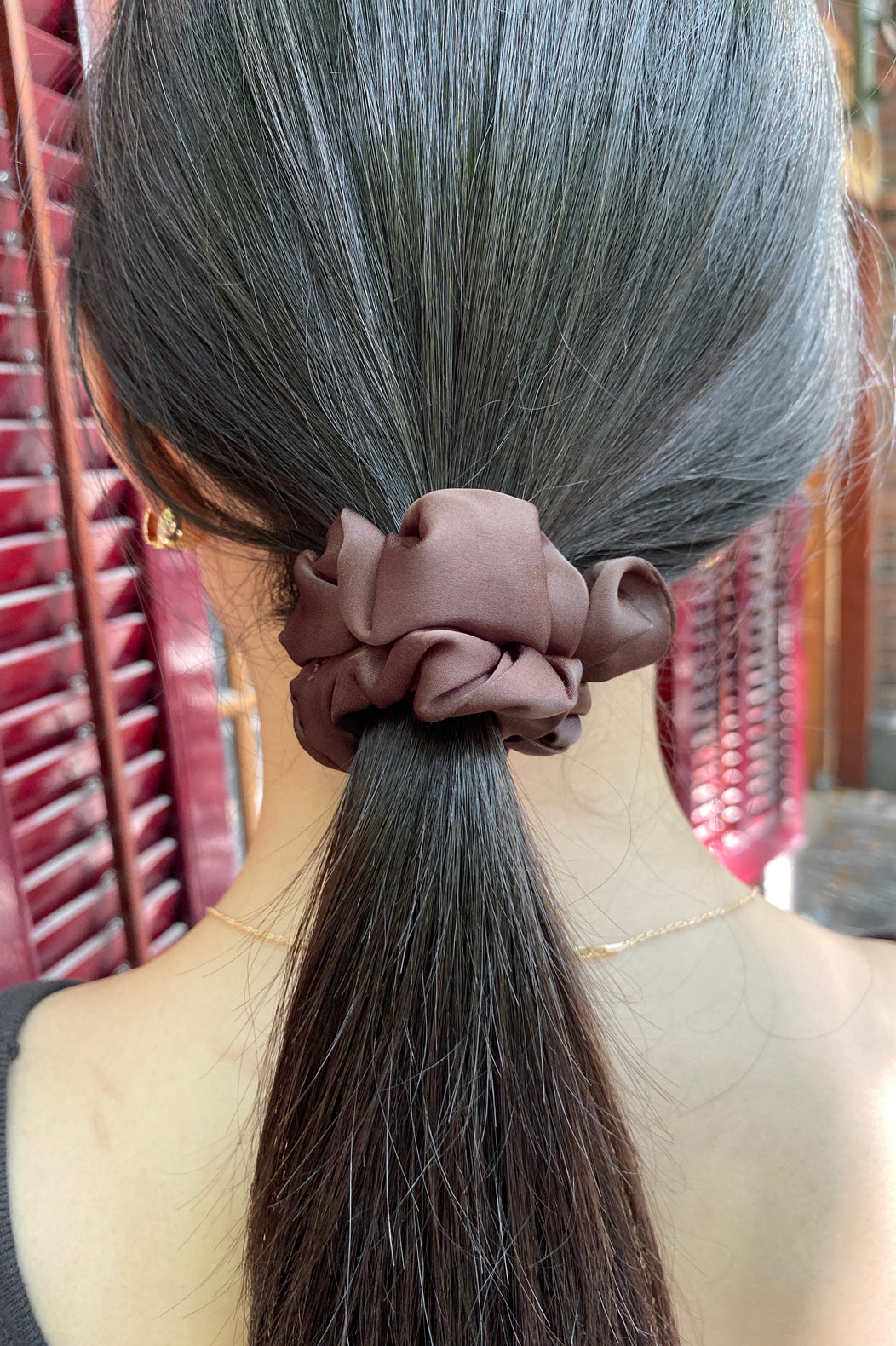 Brown Scrunchie | 
