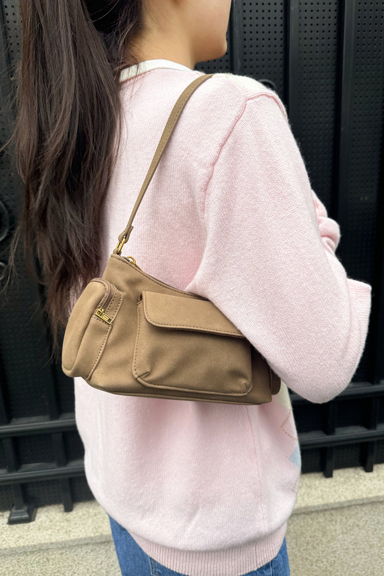 Suede Shoulder Bag | Suede Shoulder Bag