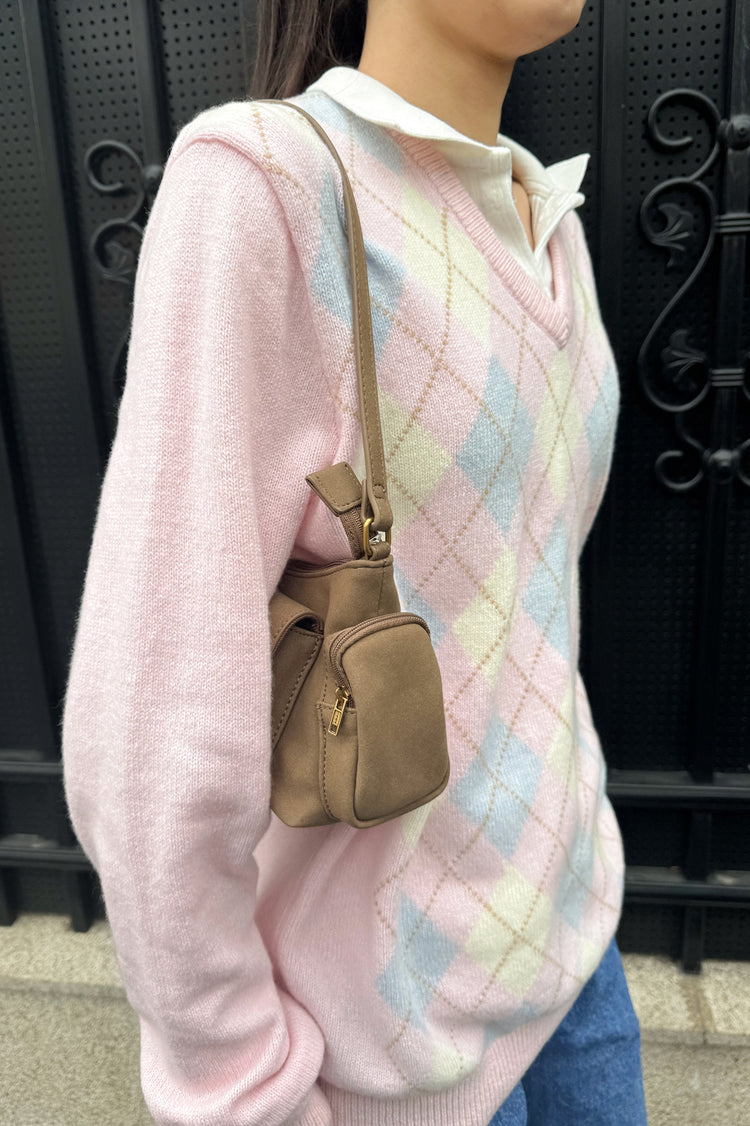 Suede Shoulder Bag | Suede Shoulder Bag