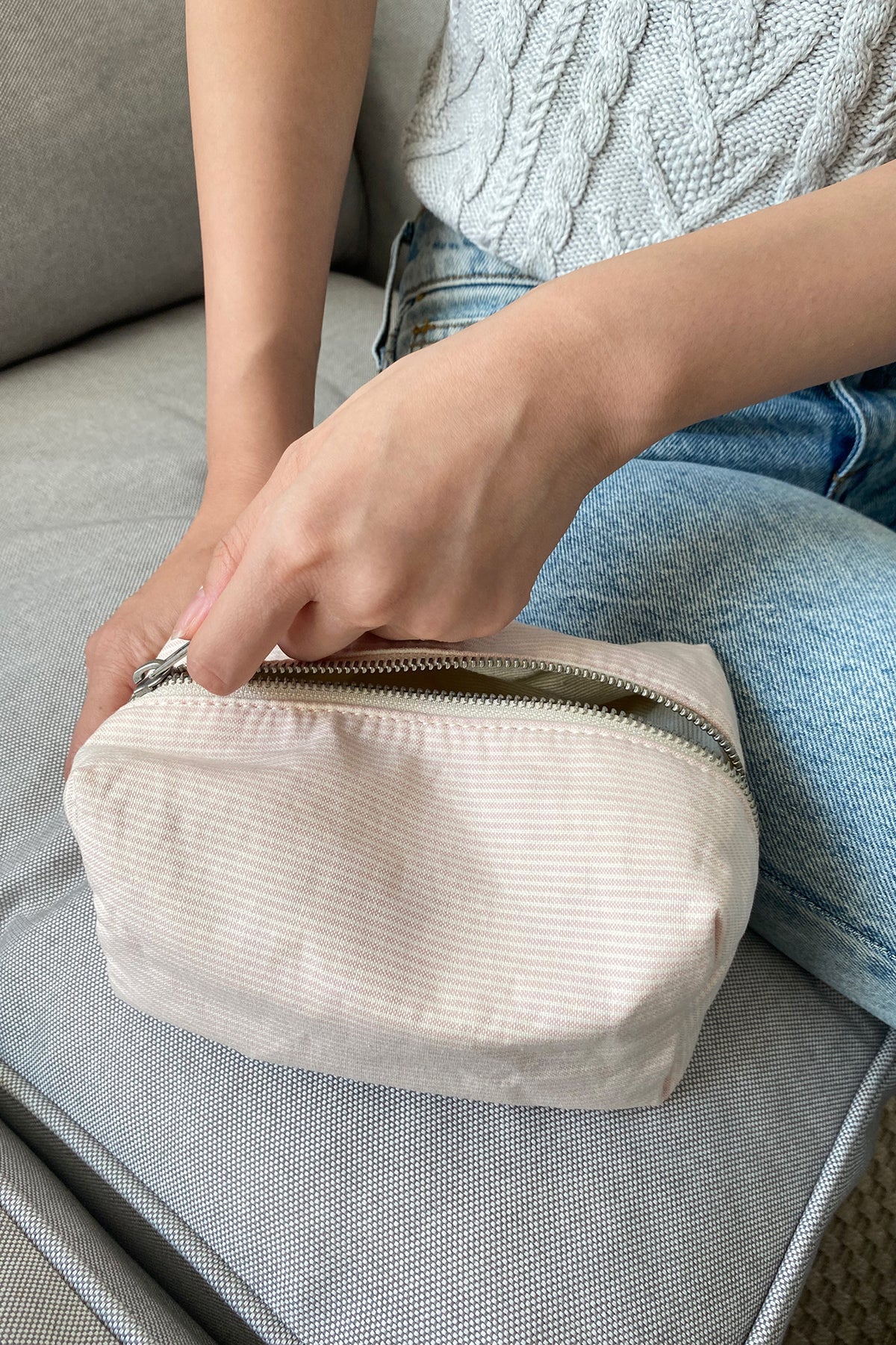 Striped Beauty Case | 