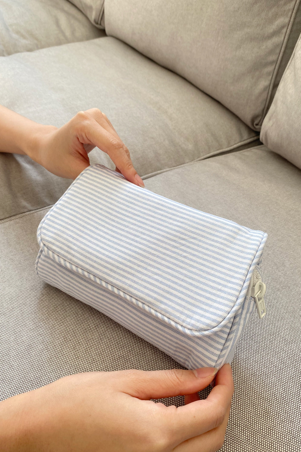 Stripe Makeup Bag | 