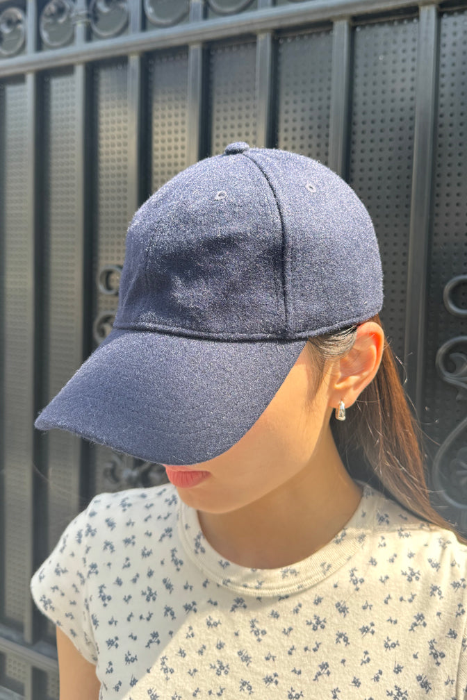 Katherine Felt Cap | Dark Navy