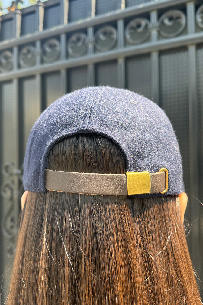 Katherine Felt Cap | Dark Navy