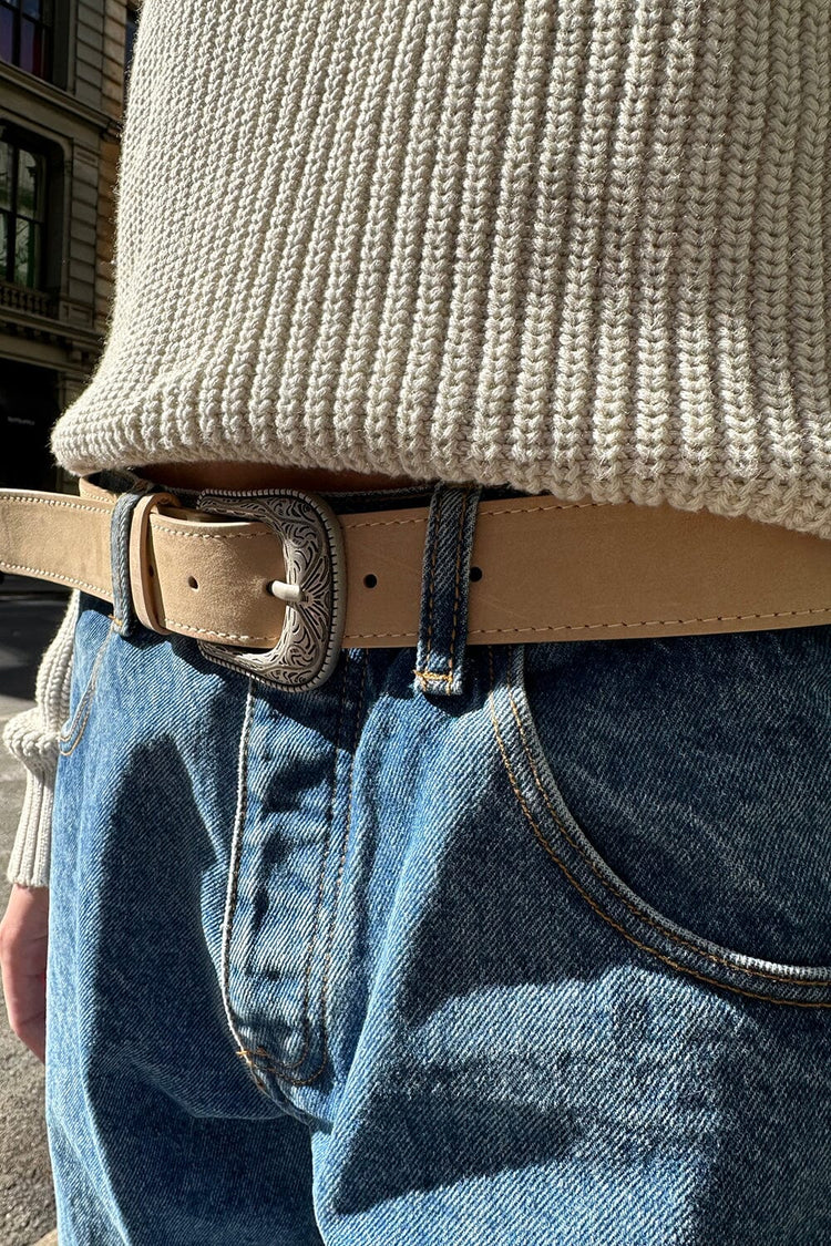 SUEDE WESTERN BELT