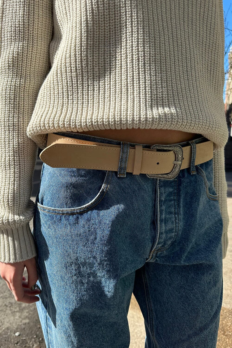 SUEDE WESTERN BELT