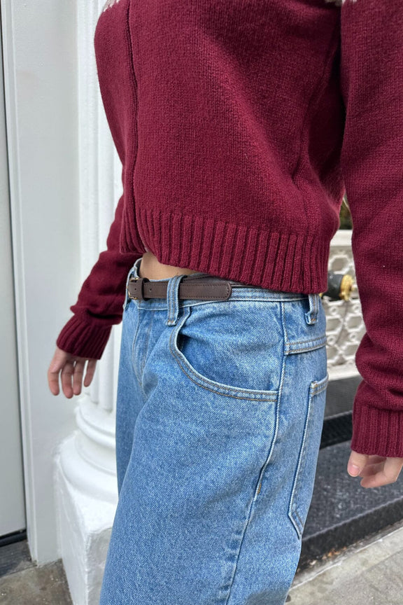 Faux Leather Buckle Belt | Faux Leather Buckle Belt