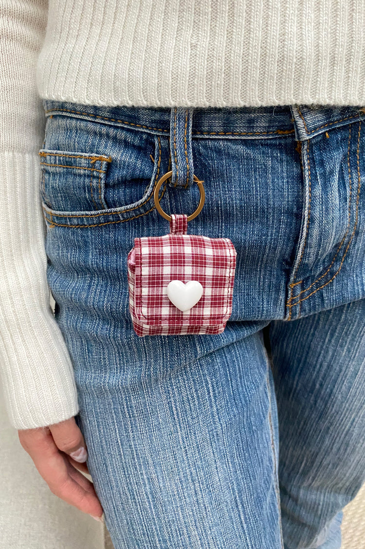 Plaid Mini Bag Keychain | Plaid Mini Bag Keychain