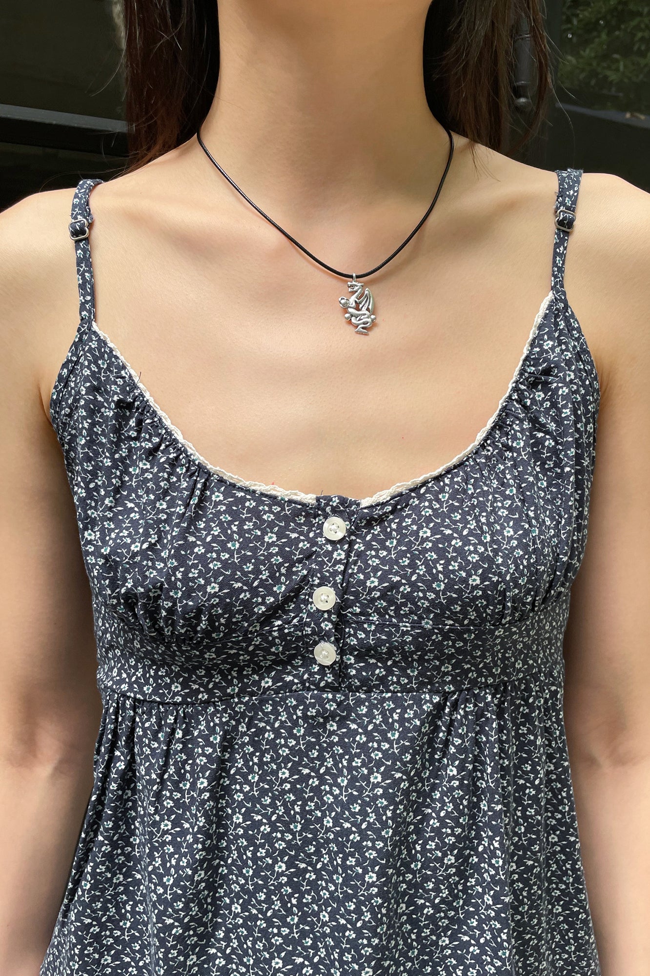 brandy melville lavender flower shirt Tiffany Floral Tank