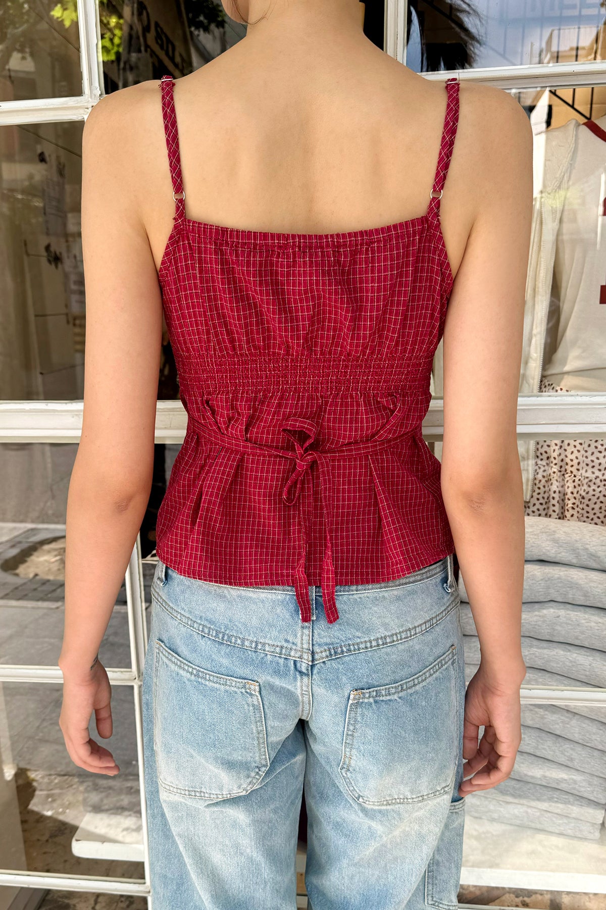 Red Plaid Lace