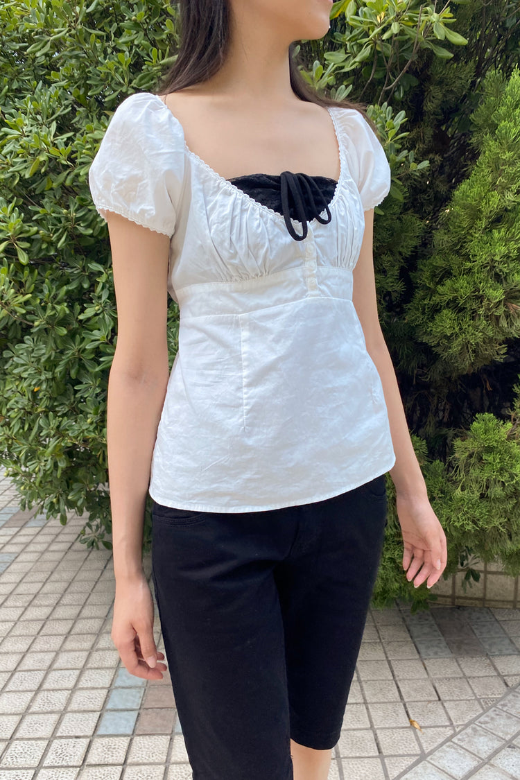 Thalia Top | White / XS/S