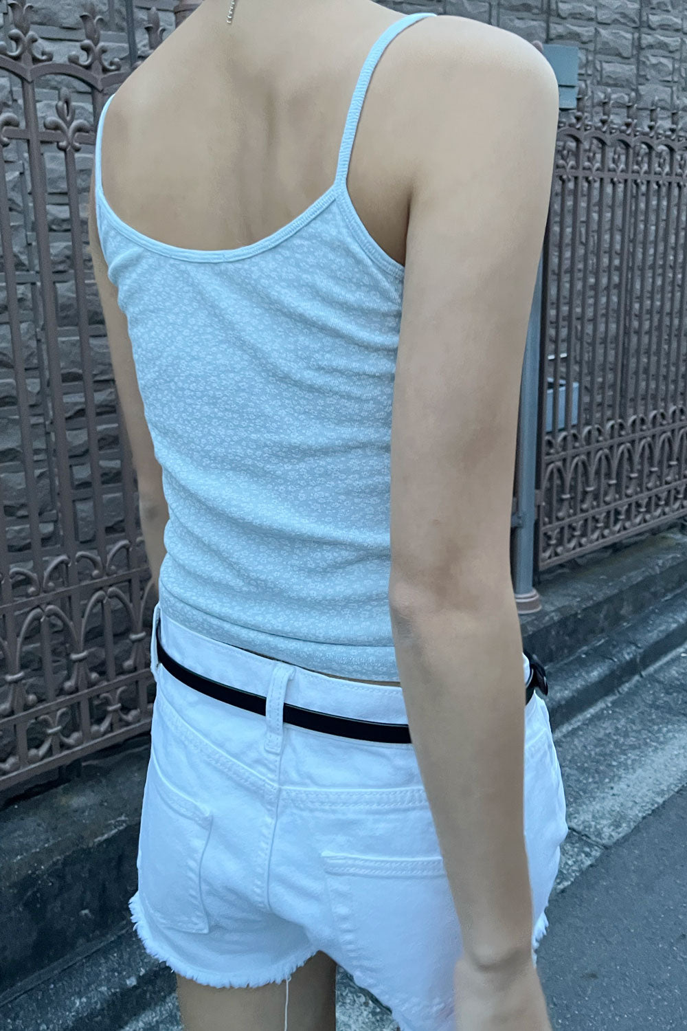 クリアファイル melt the lady body stamping fur camisole meltthelady body stamping fur camisole