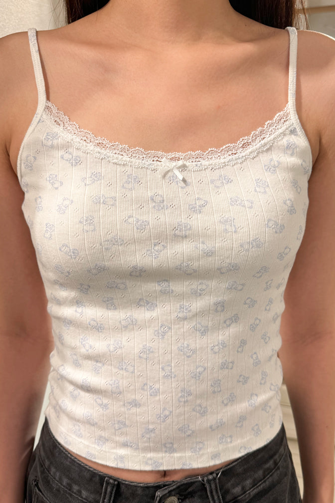 Skylar Eyelet Teddy Bear Tank | Skylar Eyelet Teddy Bear Tank