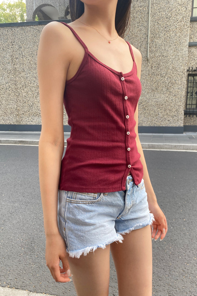 Zelly Tank | Burgundy / XS/S