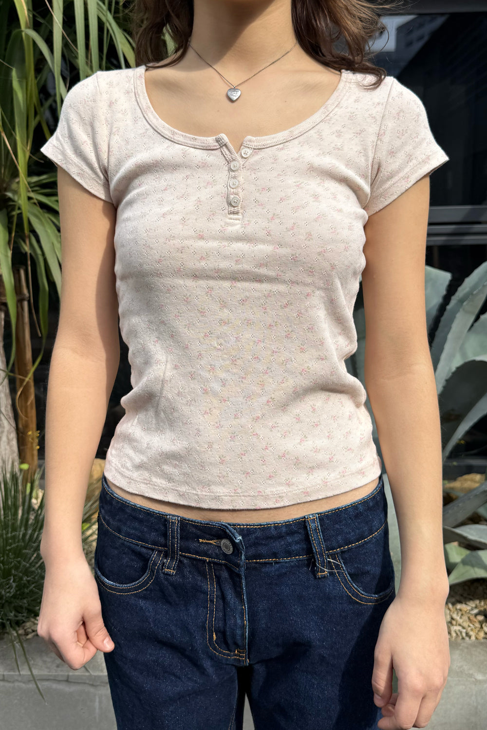 Light Pink Floral Eyelet