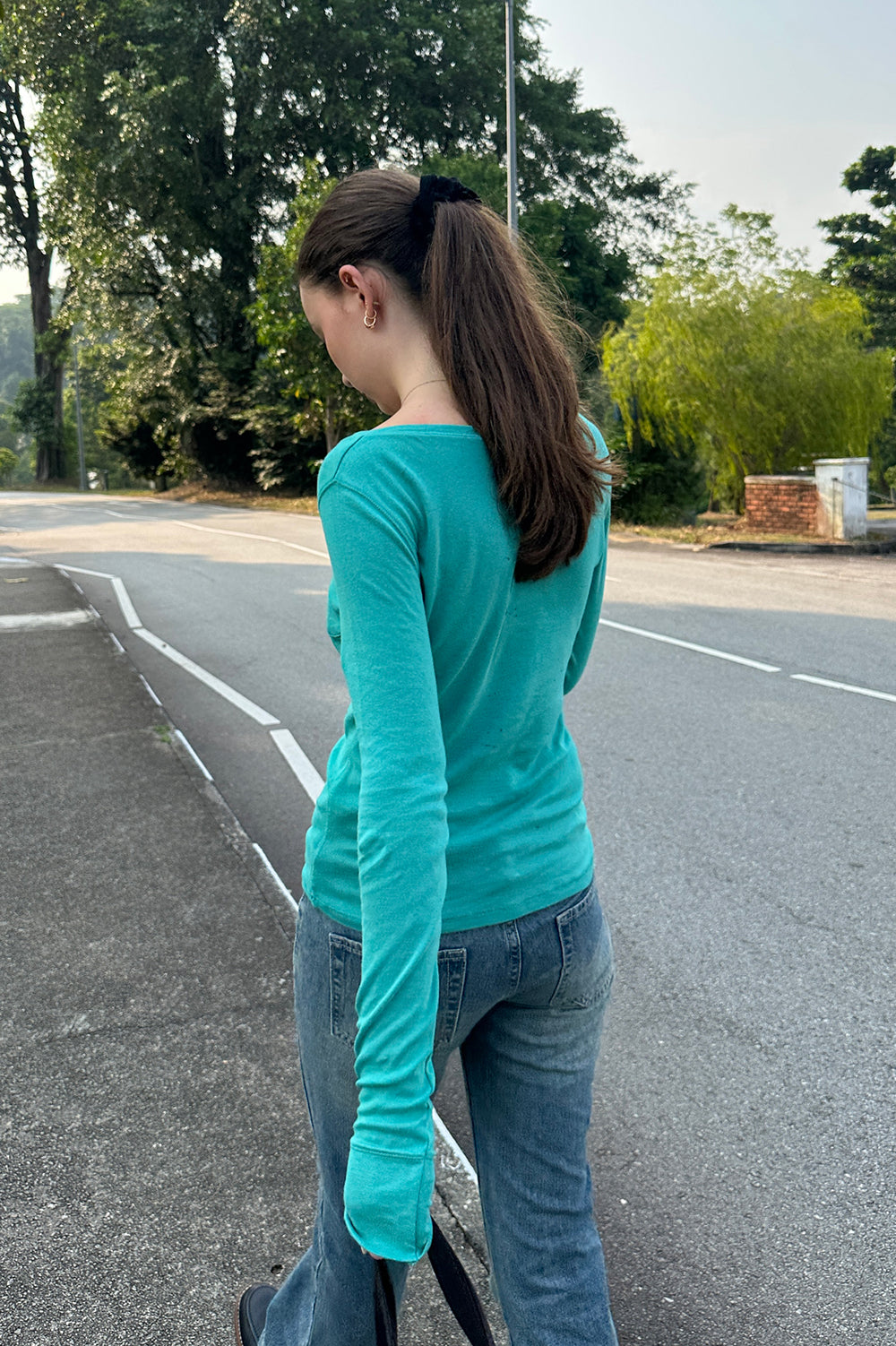 Zelly Top | Turquoise / XS/S