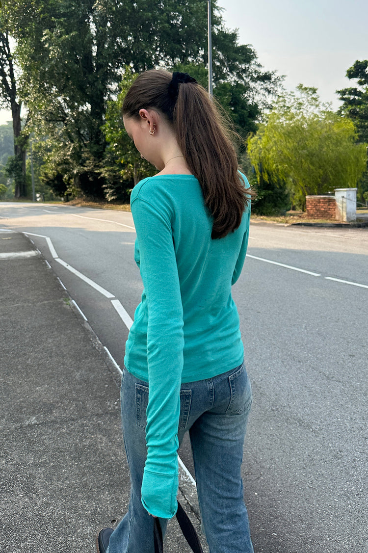 Zelly Top | Turquoise / XS/S