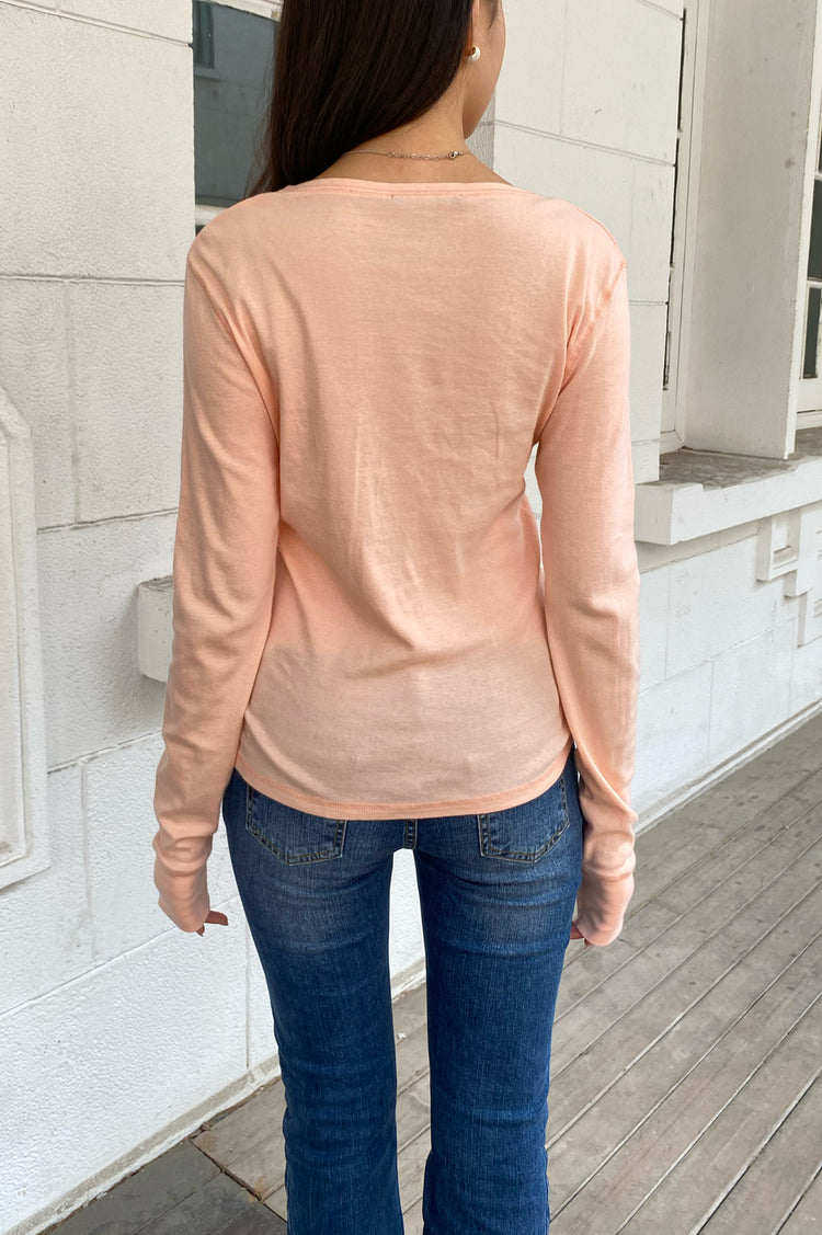 Zelly Top | Peach Pink / XS/S