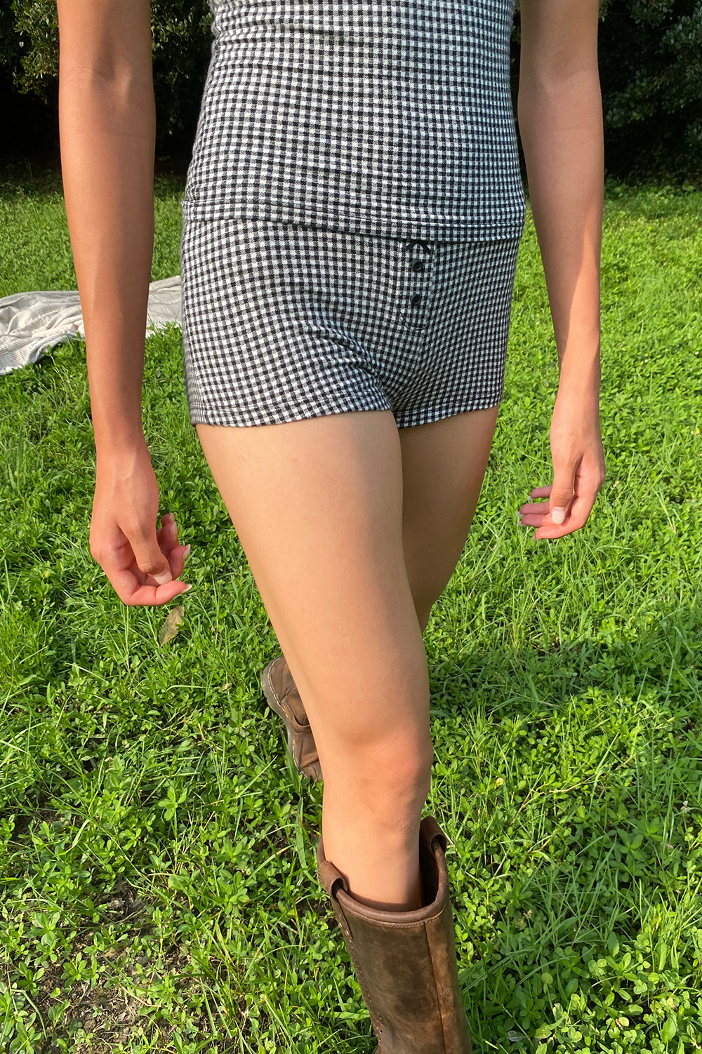 Boy Short Plaid Underwear | 