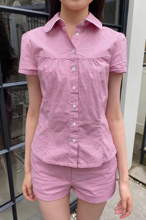 Teagan Plaid Top | 