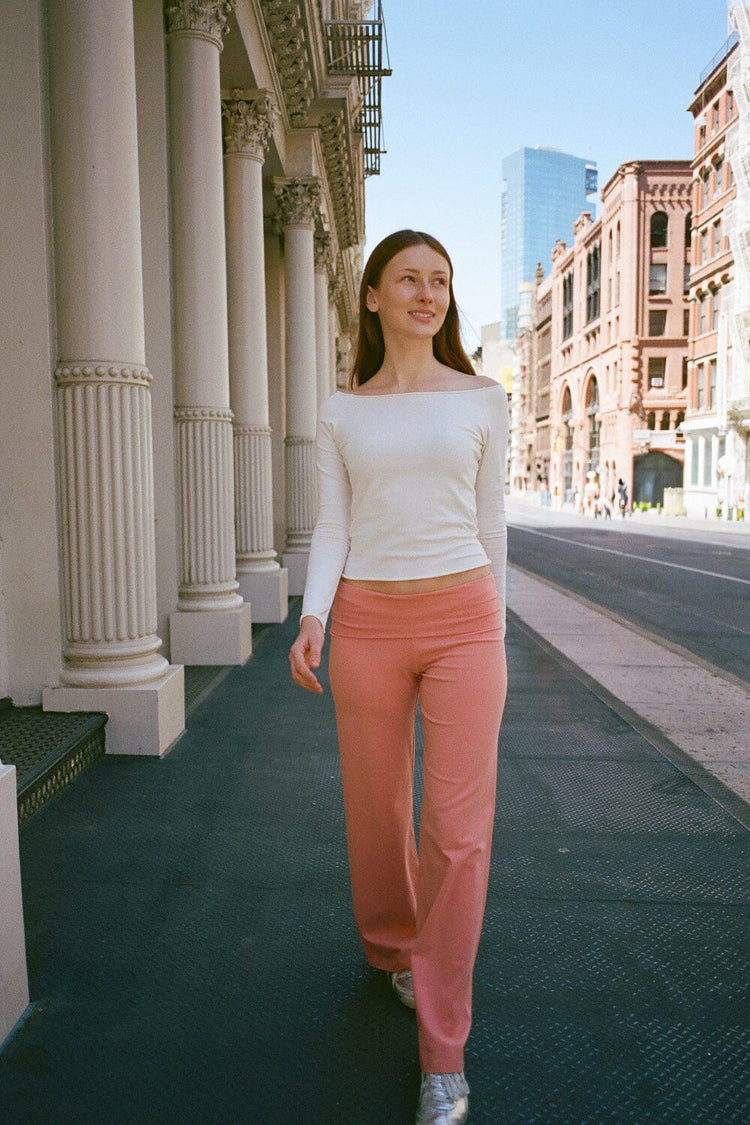 Priscilla Pants | Rosa Coral / XS